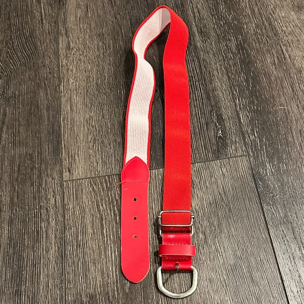 Vibrant Red Kids Belt